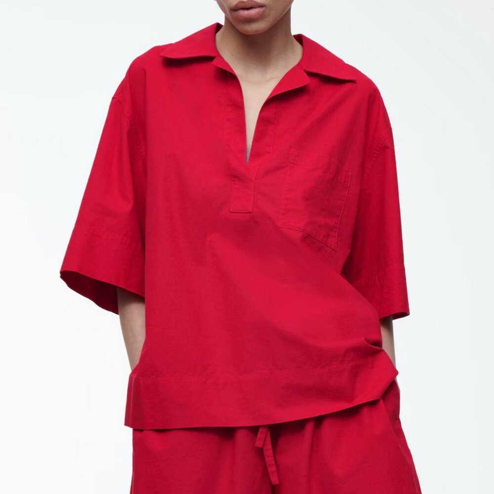 COS short-sleeved resort shirt like new EUR 36